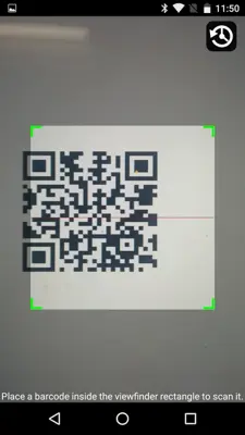 QR Barcode Scanner android App screenshot 5